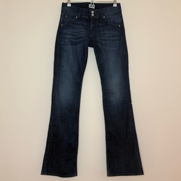 NWT HUDSON JEANS Signature Bootcut Mid Rise Miam Dark Wash Jeans - Picture 2 of 15